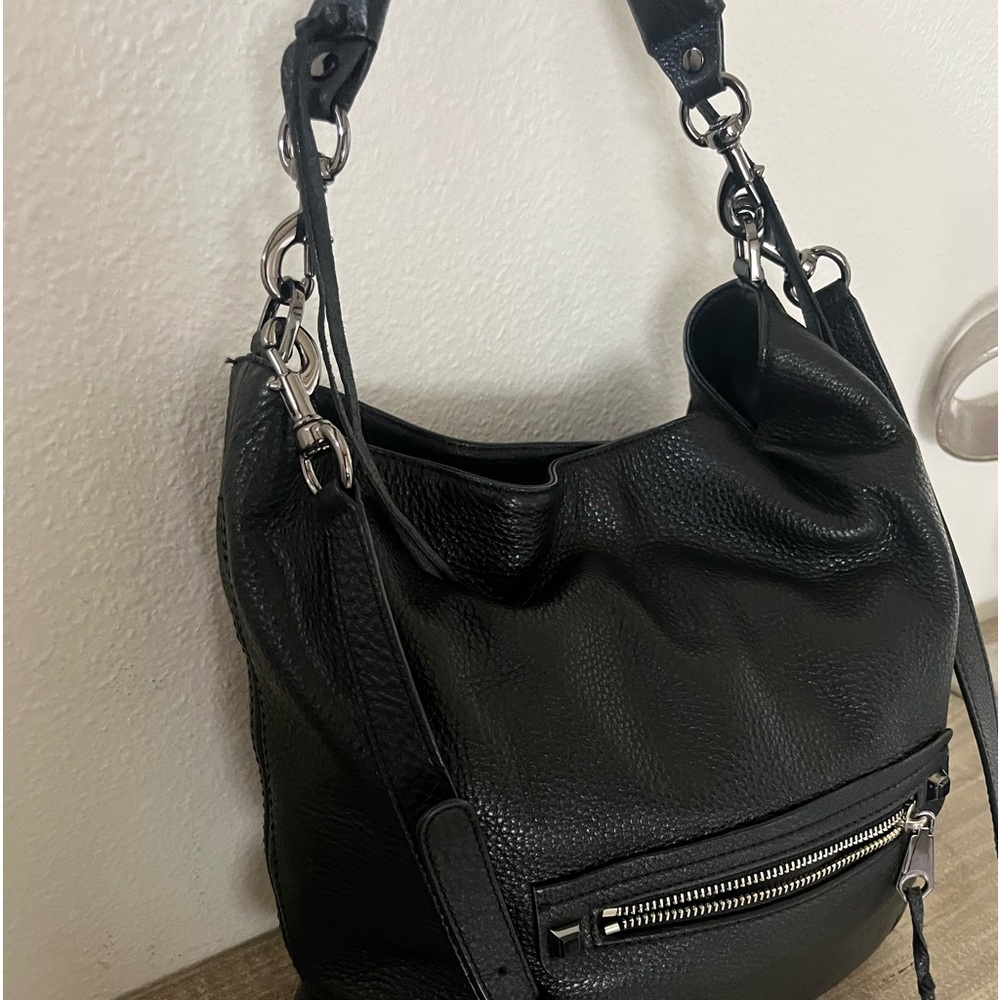 Rebecca Minkoff pebble leather 2 way bag purse - Picture 6 of 15